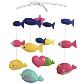 Colorful Decoration Musical Mobile Pretty Nursery Mobile [Fish]