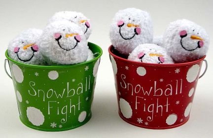 Indoor Snowball Fight Kit, 2 asst, priced each