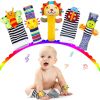 Baby (boys and girls) plush toys for toddlers; wrist rattles; rattles