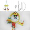 Handmade Plush Toy Baby Crib Mobile Nursery Room Decor Musical Mobile Crib Toy for Girls Boys