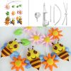 Crib Musical Mobile, [Happy Mood] Handmade Gift for Baby [Flower and Bee]