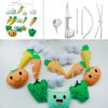 [Vegetables, Carrots] Creative Crib Mobile Handmade Baby Crib Musical Mobile