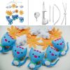 Lovely Infant Music Mobile Handmade Baby Crib Mobile [Cat, Blue]