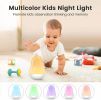 Night Light for Kids with Touch Sensor Control and Color Changing Mode | Night Lights for Kids Room with 1 Hour Timer Up to 80H;