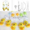 Crib Mobile, Baby Creative Gift [Cute Duck and Colorful Star]