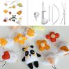 Baby Crib Mobile Animal Musical Crib Mobile Nursery Room Hanging Decor Toy Orange Flower Panda Birds