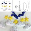 Crib Mobile, Handmade Colorful Toy, Cute and Creative Gift [Stars and Clouds]