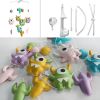 [Monster Style] Creative Nursery Rotatable Musical Mobile Colorful Toys