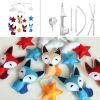 [Foxes and Stars] Newborn Baby Crib Mobile, Colorful Hanging Decor Gift