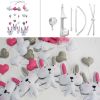 Crib Musical Mobile, Lovely Hanging Toys, Handmade Toy, [Cute Rabbit]