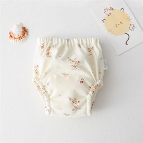 Baby's New Cotton Gauze Diaper (Option: Field flowers-100cm)