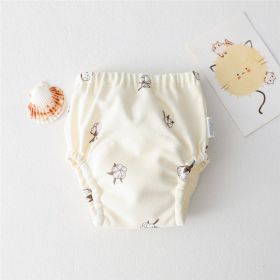 Baby's New Cotton Gauze Diaper (Option: Cotton-110cm)