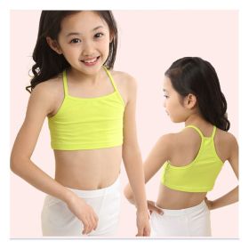 Girls Tube Top Wrapped Chest Camisole Girls Developmental Underwear (Option: Light Green-160cm)