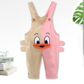 Fashion Color Matching Baby Single-tooth Mandarin Duck Pants Thin (Option: 2style-73cm)