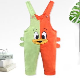 Fashion Color Matching Baby Single-tooth Mandarin Duck Pants Thin (Option: 1style-85cm)