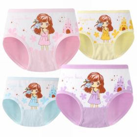 Girls' Underwear Cotton Children's Underwear Baby Briefs Children's Student Shorts (Option: 1130color mixing-XL)