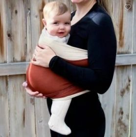 Baby Carrier Mama Bonding Comforte Unisex Multi Purpose Baby Carrier Easy To Wear Infant Sling Wrap (Option: Caramel-XL)