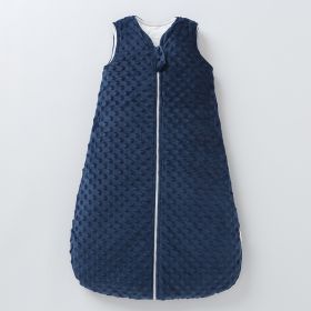 Baby Autumn And Winter Sleeping Bags Quilted Thick Warm Vest Sleeping Bag (Option: Royal Blue Vest-Free Size 0 September)