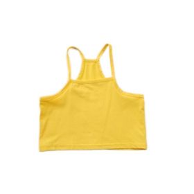 Girls Tube Top Wrapped Chest Camisole Girls Developmental Underwear (Option: Yellow-120cm)