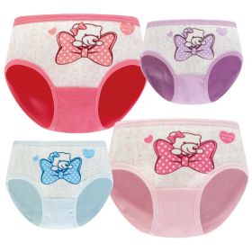 Girls' Underwear Cotton Children's Underwear Baby Briefs Children's Student Shorts (Option: 1108color mixing-XL)