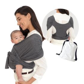 Summer Cotton Cross Simple  Baby Carrier (Option: Dark Grey-L)