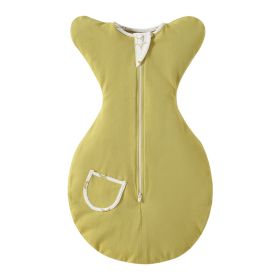 New Baby Swaddling Sleeping Bag (Option: Green-L)