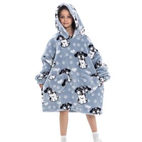 Oversized Thermal Sweatshirt Lazy Sweatshirt Kids (Option: Big ear dog warm clothes-One size)