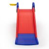 3 in 1 Kids Climber and Slide, Toddler Play Set with Basketball Hoop and Ball, Indoor Outdoor Freestanding Slide for Preschool Boys Girls XH