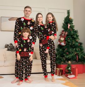 Family Christmas Matching Pajamas Set Christmas Pajamas For Family Christmas PJS Xmas Sleepwear (Option: Picture color-Child 8T)