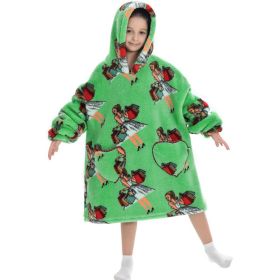 Oversized Thermal Sweatshirt Lazy Sweatshirt Kids (Option: Shopping queen warm clothing-One size)