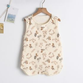 Newborn Baby Gauze Sleeping Bag (Option: Mushroom Rabbit-XL Code)